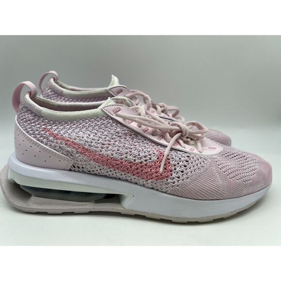 Nike Air Max Flyknit Racer Pink Casual Shoes FJ4577 100 Women's Size 9 - Picture 1 of 12